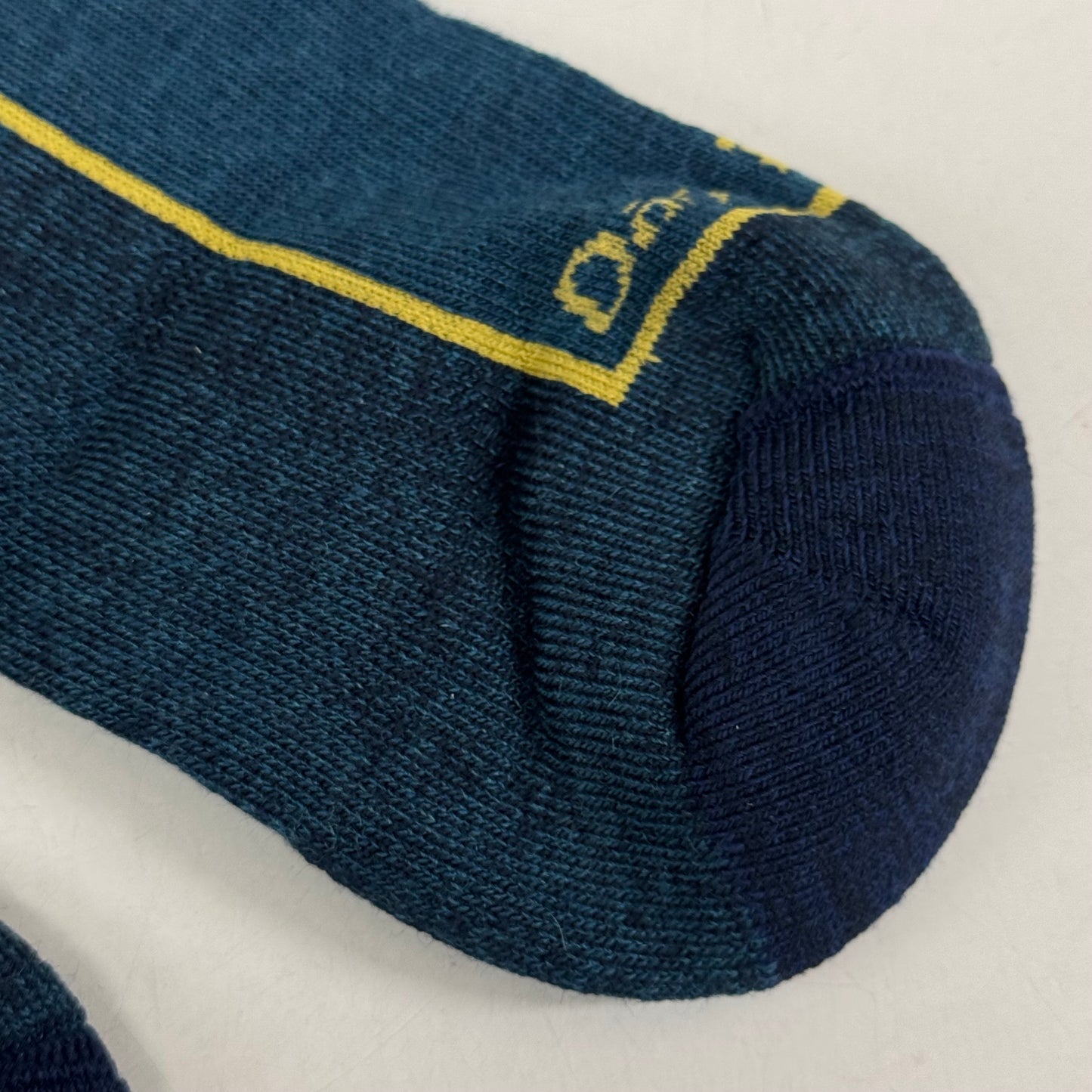 DARN TOUGH Hike/Trek 1/4 Socks Lightweight Men SZ XL 12.5-14.5 Dark Teal Merino Wool