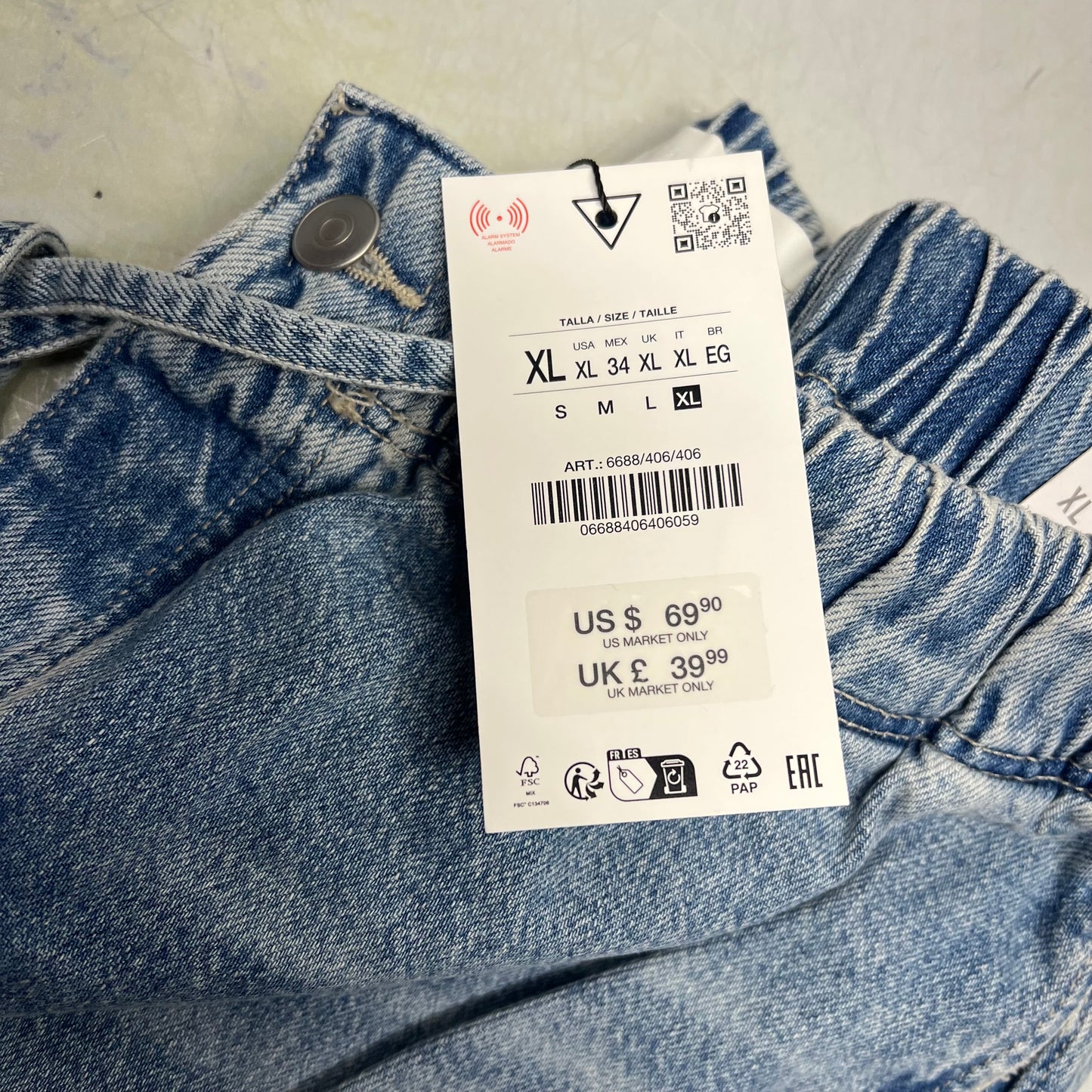 ZA@ ZARA Lot Of Assorted Clothing Thick Flannel Men's Sz XL/L Black/White/Blue