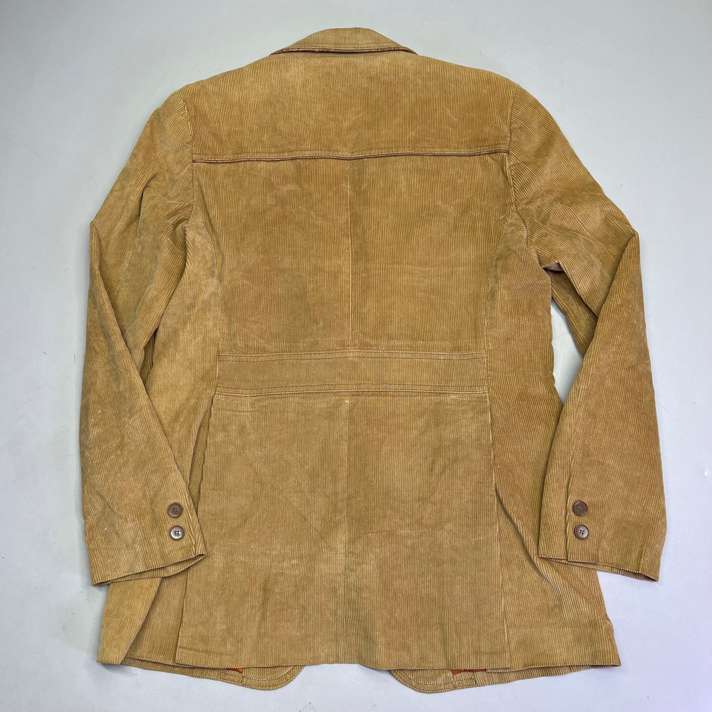 JC PENNYS Vintage 80's Style Corduroy Blazer Men's Sz 42L Dark Khaki (Pre-Owned)