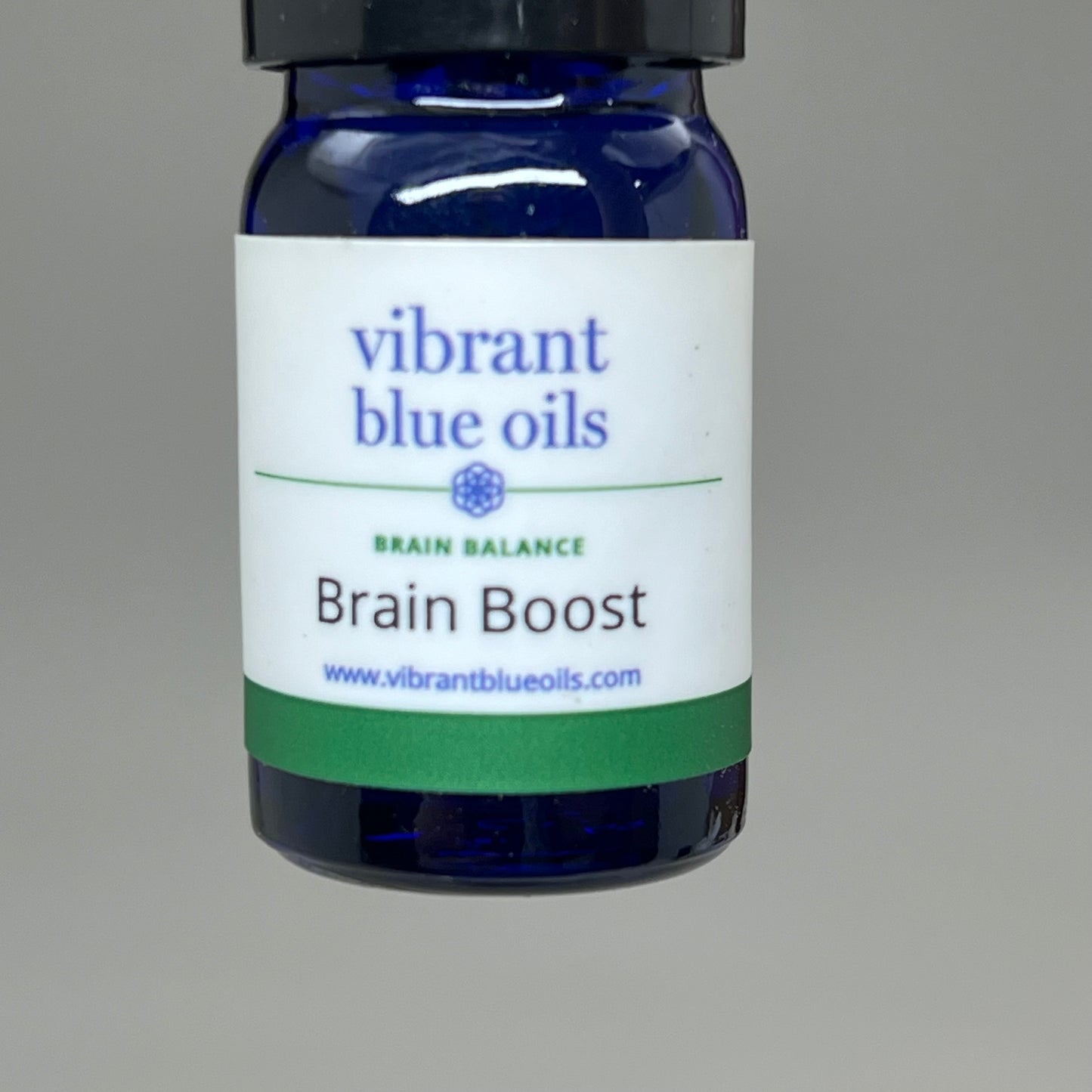 VIBRANT BLUE OILS Therapeutic Balance Brain Boost Organic Essential Oil 5 mL