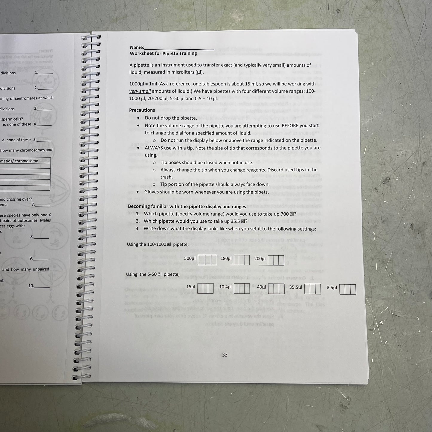 GENETICS 2450 Laboratory Manual Book For Texas State University Spring Of 2024