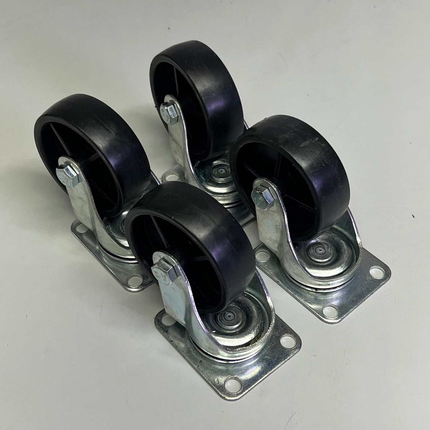 PENTAGON 55 Gallon Drum Dolly W/ Hardware 26.5" x 26.5" Gray 83-DT5493 5042