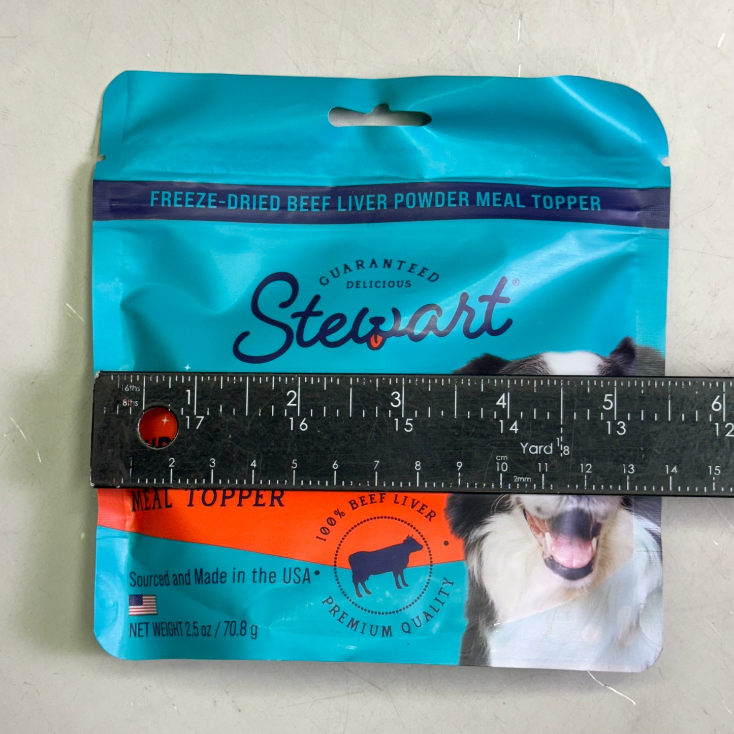 STEWART (12 PACK) Supper Sprinkles Beef Liver Meal Topper 2.5 oz BB 10/25