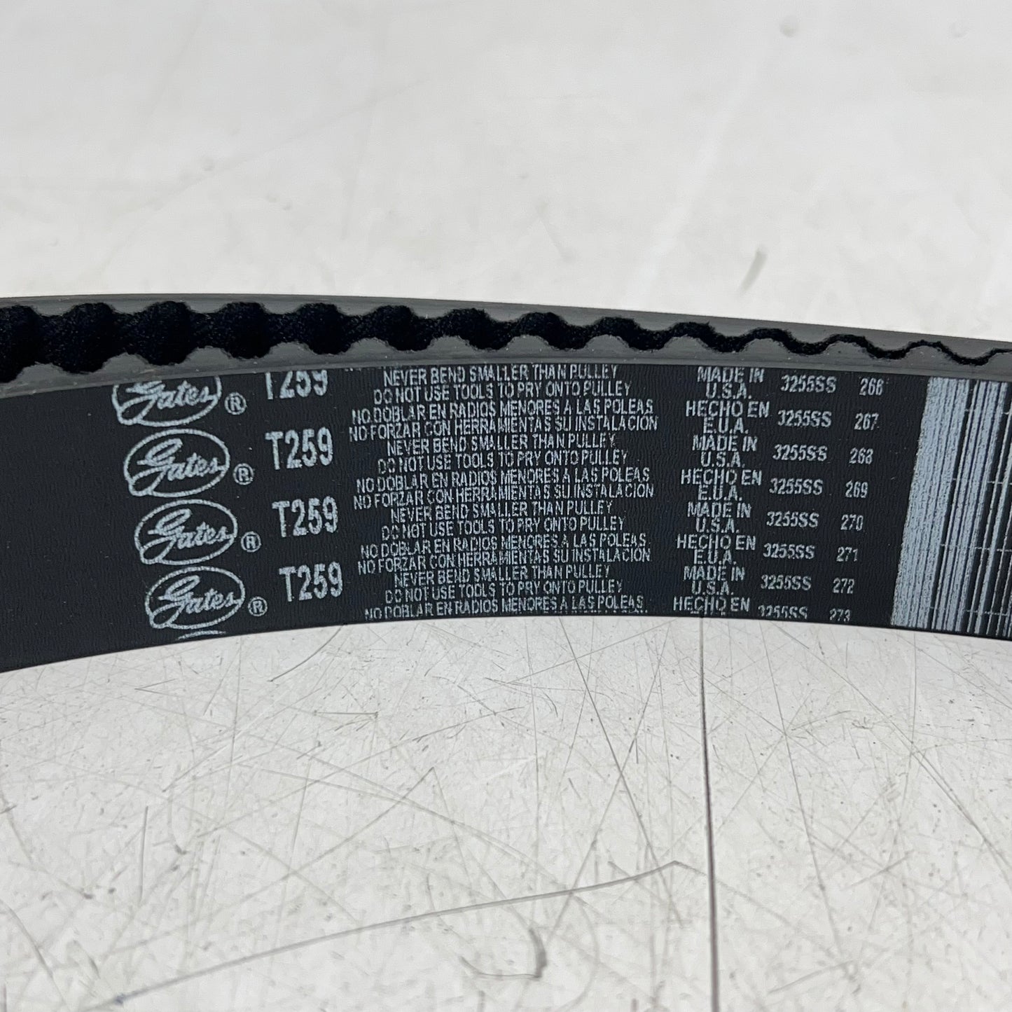 GATES Power Grip Timing Belt for Chrysler, Dodge & Mitsubishi Models T259