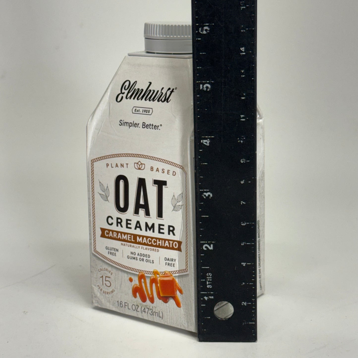ELMHURST (6 PACK) Elmhurst Caramel Macchiato Oat Creamer 16 fl oz. BB 09/26