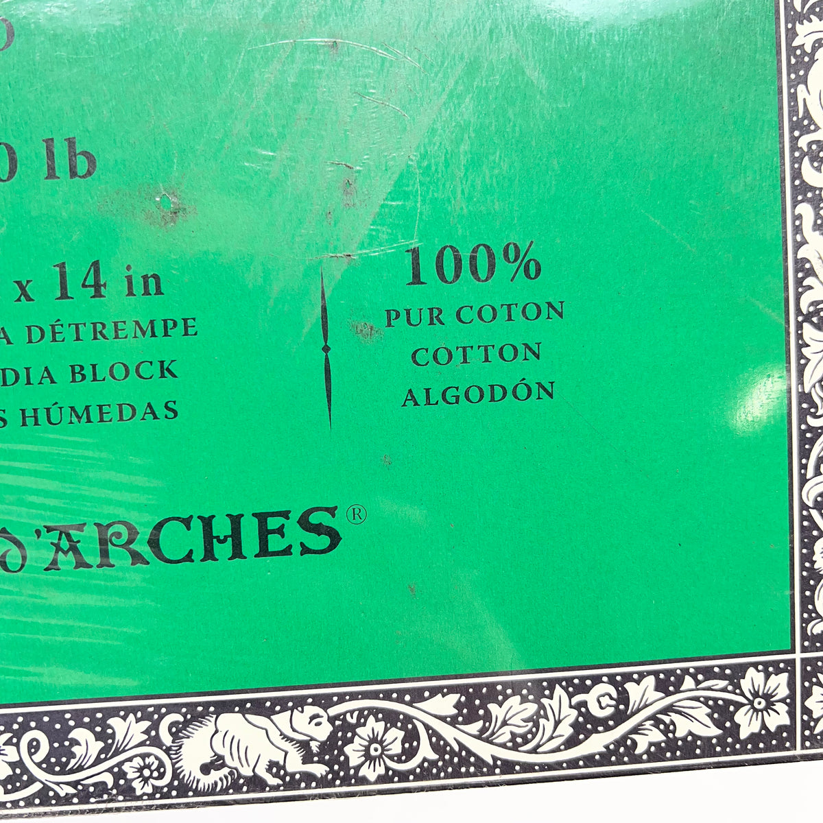 ARCHES (2 PACK, 20 SHEETS EACH) Watercolor Block  10" x 14" White  A179061 (As-is)
