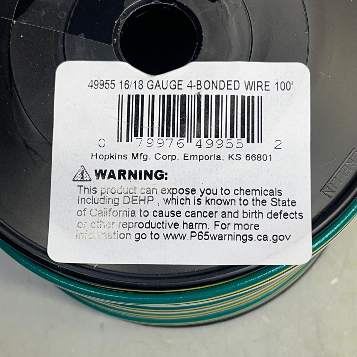 HOPKINS Towing Solutions Trailer Wire Harness 100' - 4 Flat  Multicolor 49955