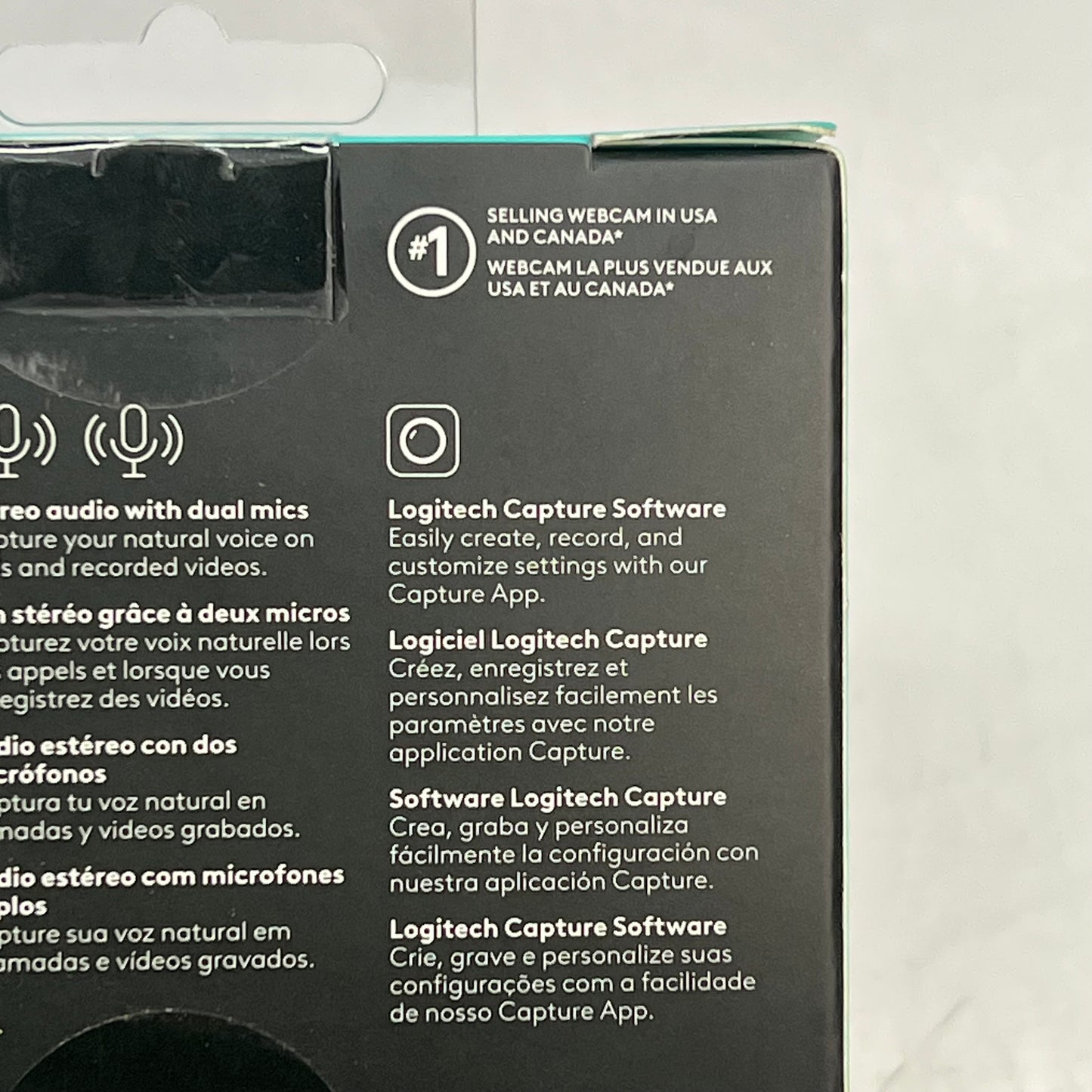 LOGITECH C920s PRO Full HD Webcam 1080p 30 fps Black 960-001257