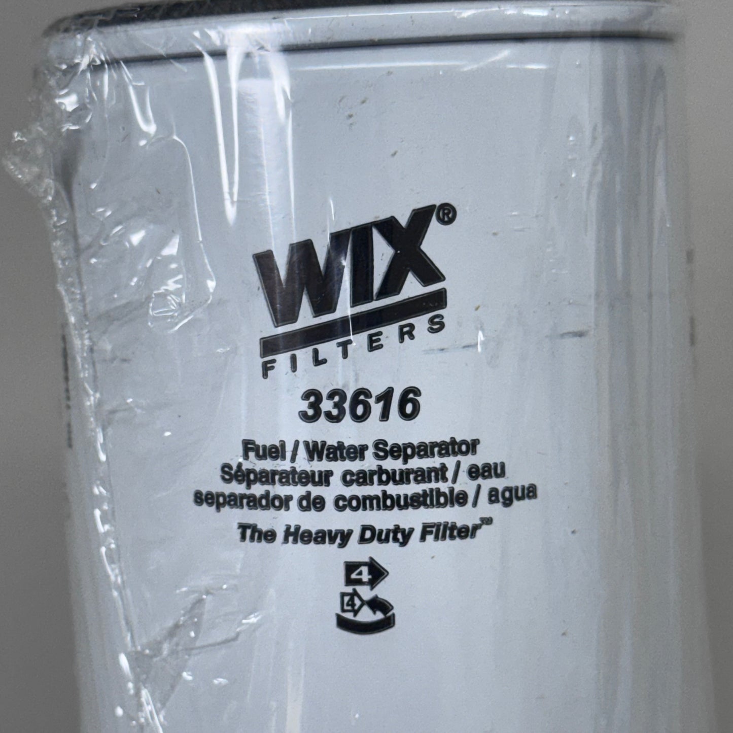 WIX FILTERS Fuel/Water Separator Filters 4 Micron Rate Cellulose Material 33616