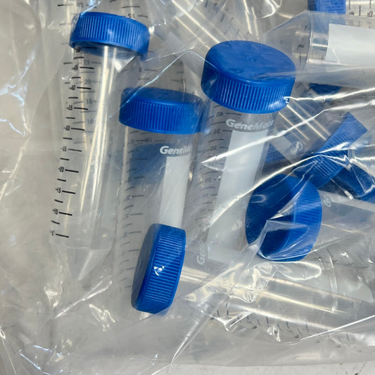 VWR (50 PACK) Polypropylene Sterile Centrifuge Tubes 50 ml Natural/Blue Cap