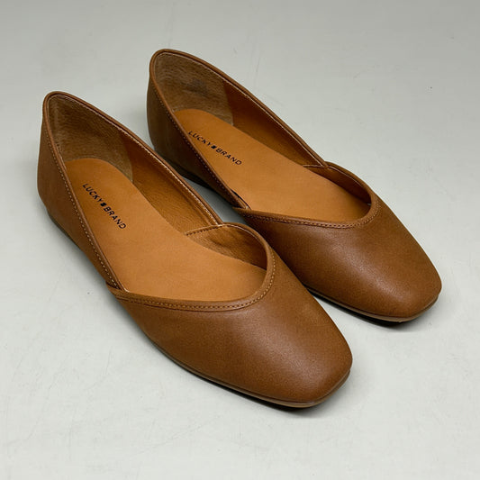 LUCKY BRAND Ameena Flat Umber Womens sz 8.5 (Damaged Box)