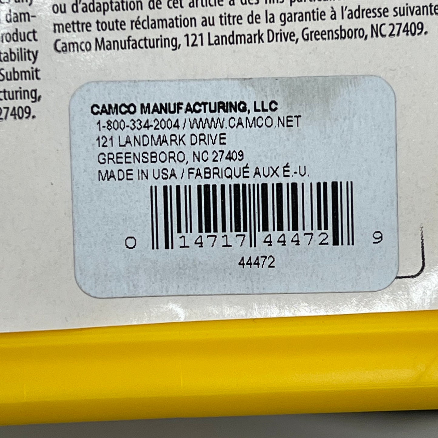 CAMCO (4 PACK) Wheel Chock W/ Rope Made From Durable Plastic w/ UV Inhibitors 44472