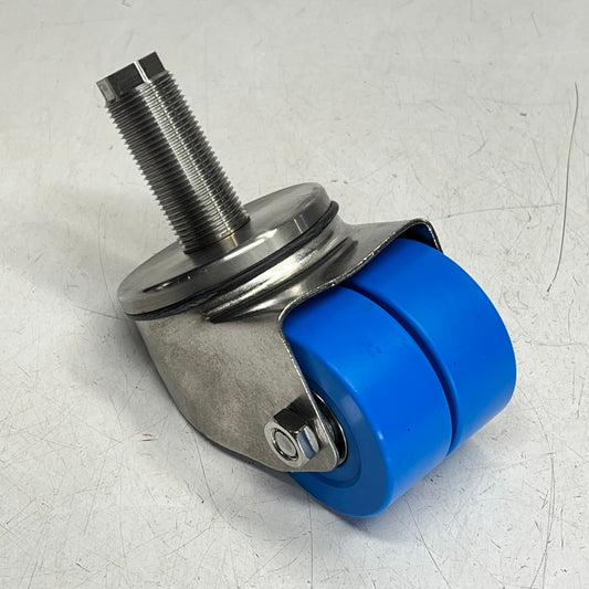 ATLAS CASTERS  Leveling Caster Carbon Steel 1000 Series Blue LC1030CS-HX-PXP