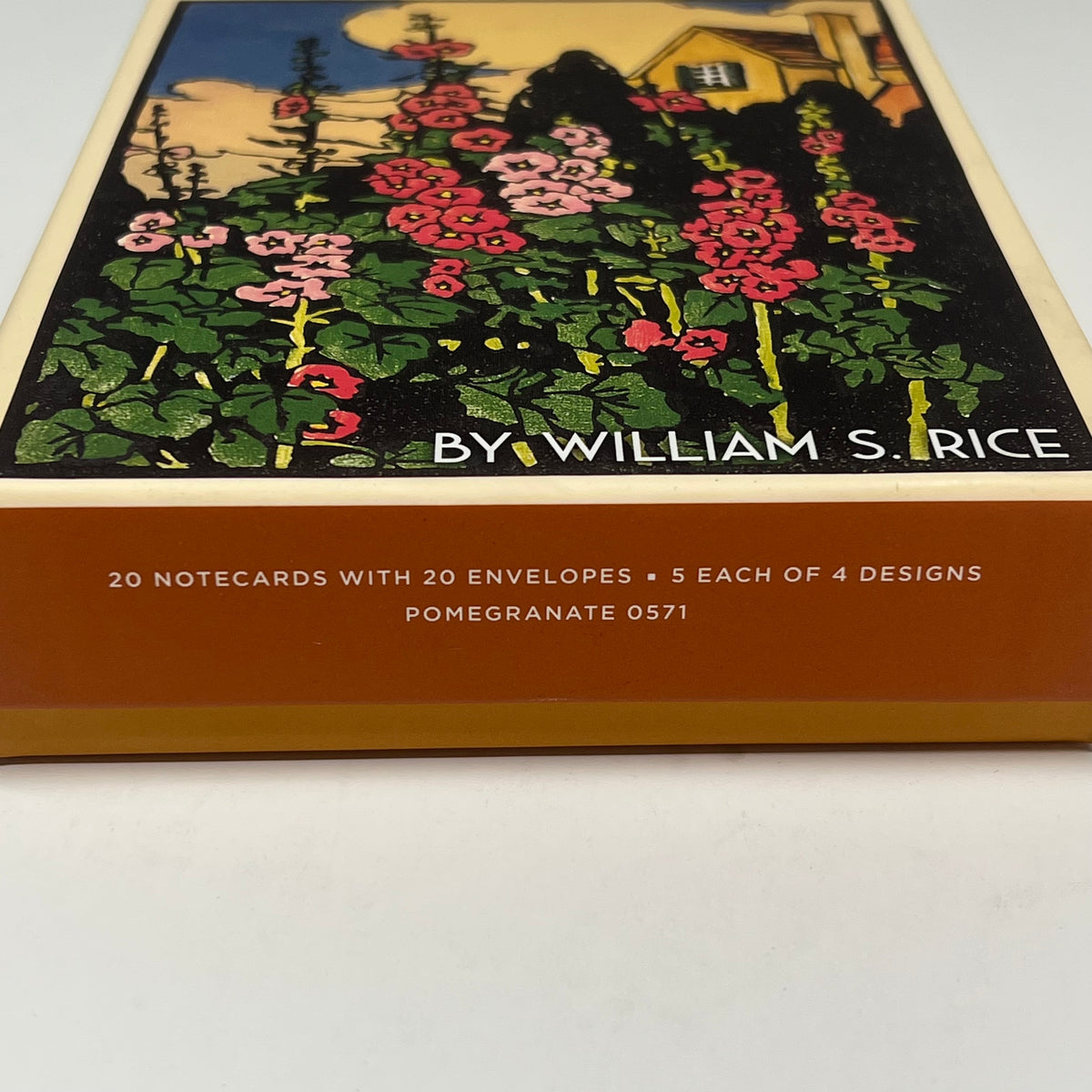 POMEGRANTE (20 PACK) Arts & Crafts William S. Rice Notecards W/ Envelops 4x6"