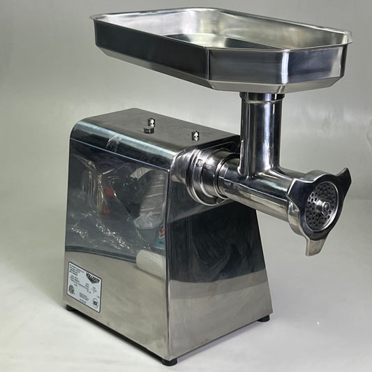 VOLLRATH Electric Meat Grinder 1 1/2 HP Sz 21.5” H X 12” L X 10” W MIN0022