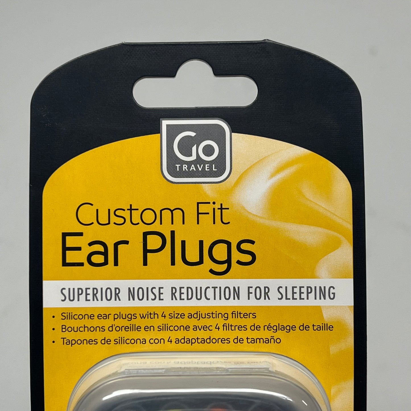 GO TRAVEL (2 PACK) Ear Plugs Reusable Hearing Protection Custom Fit PPEQ0065