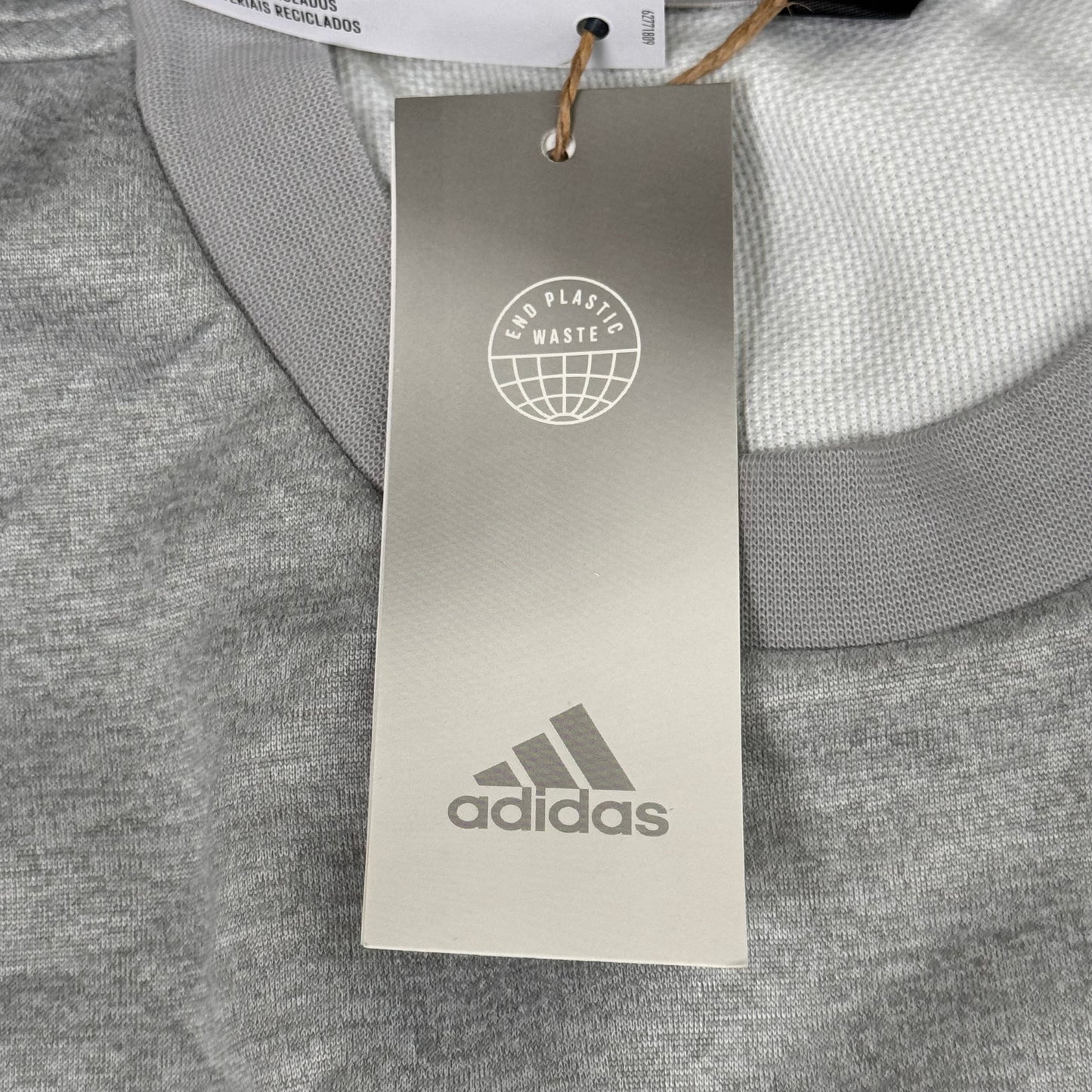 ADIDAS Men's Go-To Crewneck Golf Sweatshirt Sz-2XL Grey HG8833