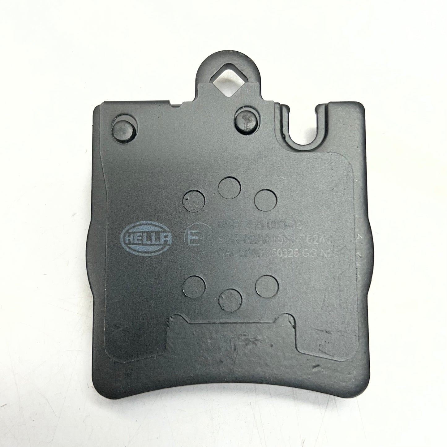 HELLA (4 PACK) Brake Pads Sz 2.3" x 2.3" Black, 8DB355008-451