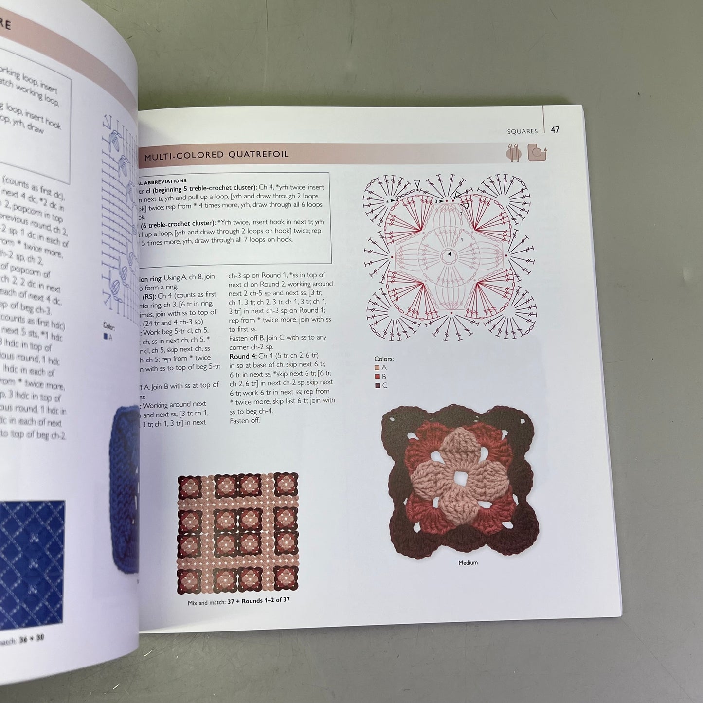 150 KNIT & CROCHET MOTIFS Step-by-Step By Heather Lodinsky Paperback Book