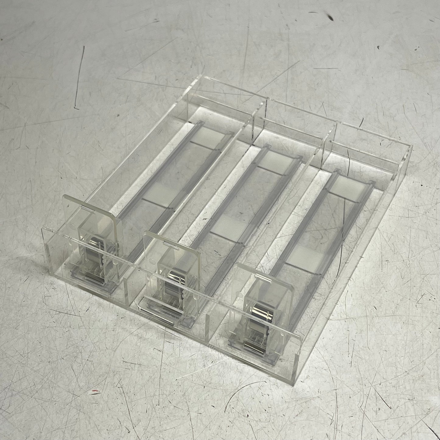 ZA@ LOON Sliding Organizers for Commercial Stores / Home Organization  9"x7" Clear