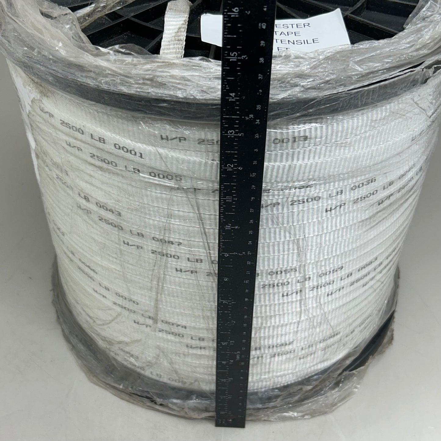 RIBBON FACTORY Woven 100% Polyester Copper Coated Pull Tape 5000', 22 Gauge