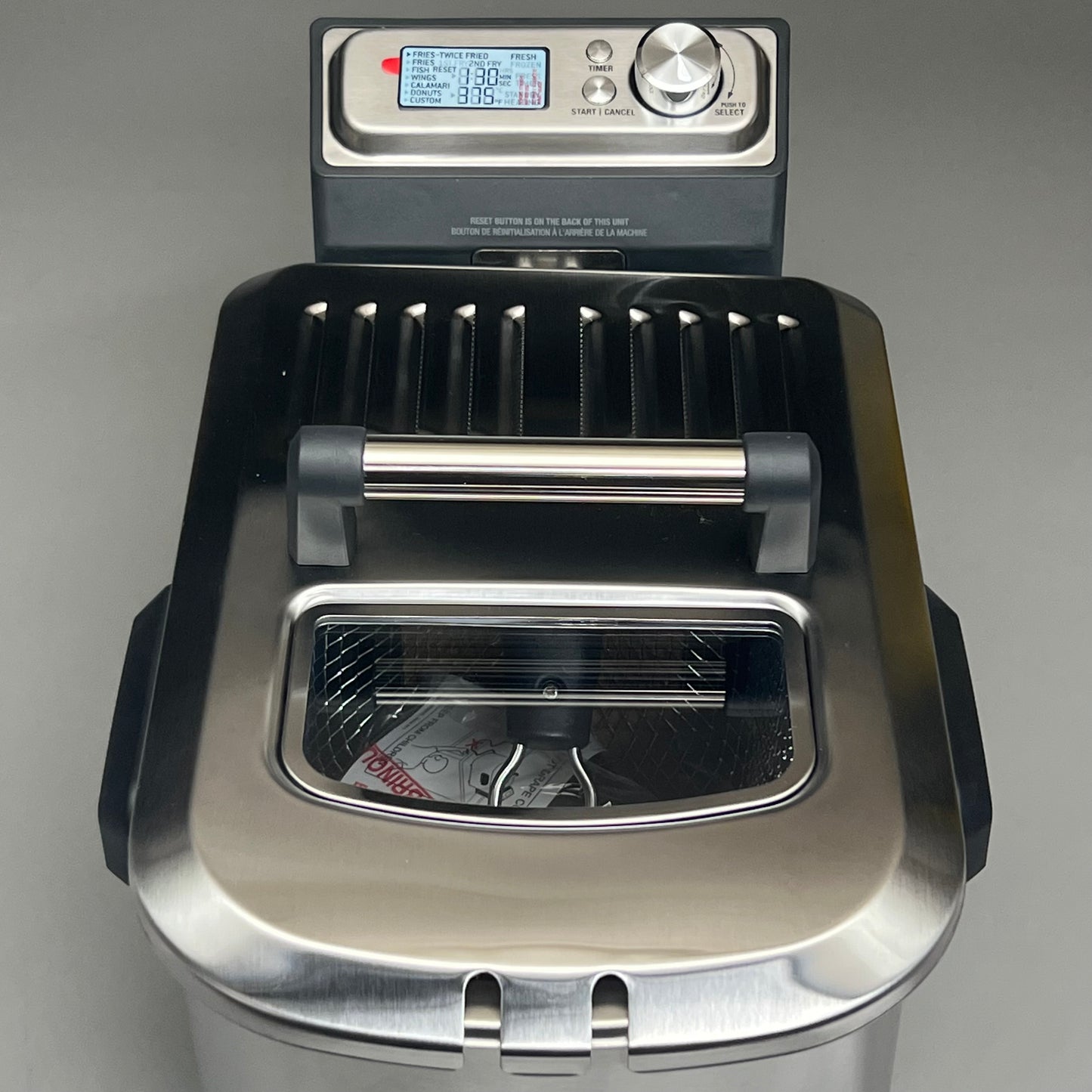 BREVILLE The Smart Fryer Deep Fryer BDF500XL Stainless Steel 4 Qt.