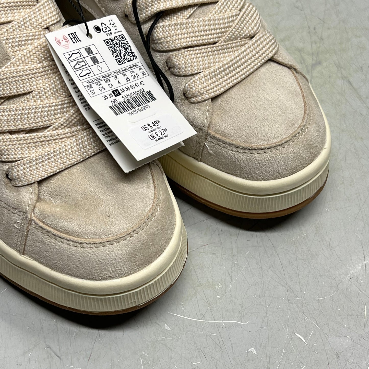 ZA@ ZARA Lot Of Assorted Clothing & Shoes Women's Sz S & 37 Multicolor