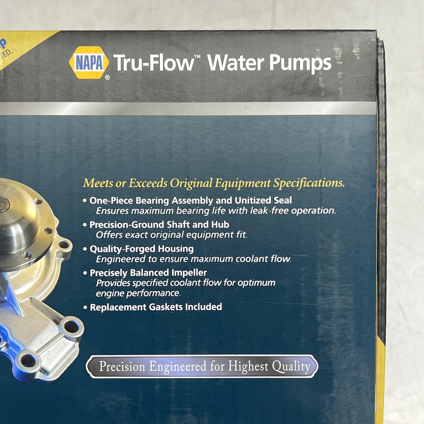 NAPA Tru-flow Water Pump Remanufactured For Ford Model Vehicles TFW 42574