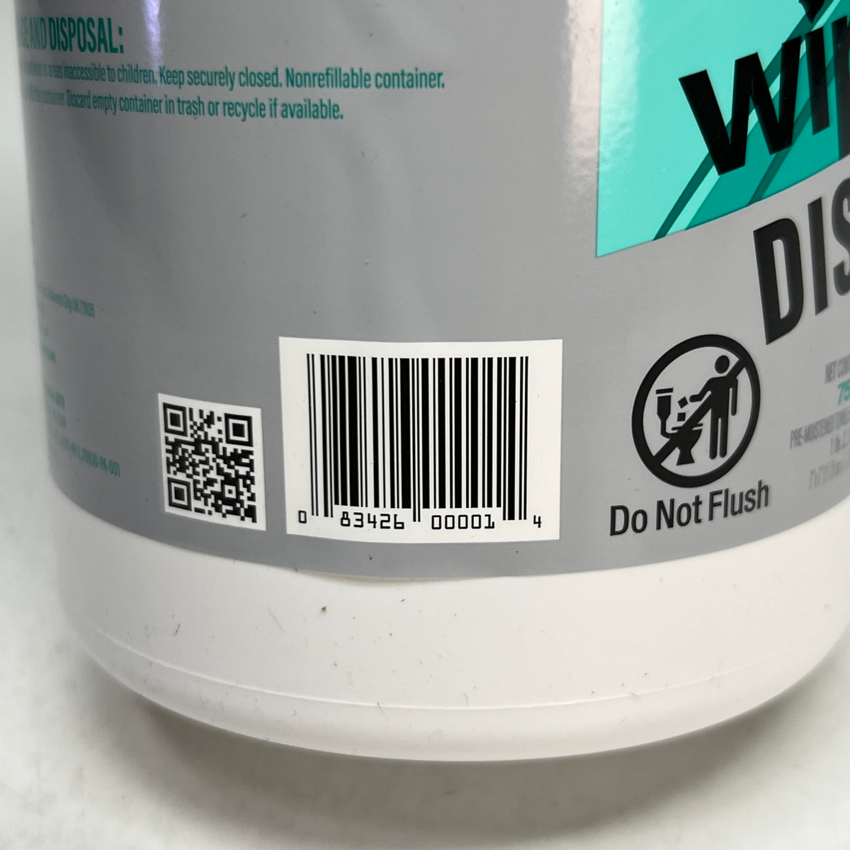 CARLISLE (6 PACK - 450 Total) Disinfecting Wipes Sz 7" X 7" White 33711