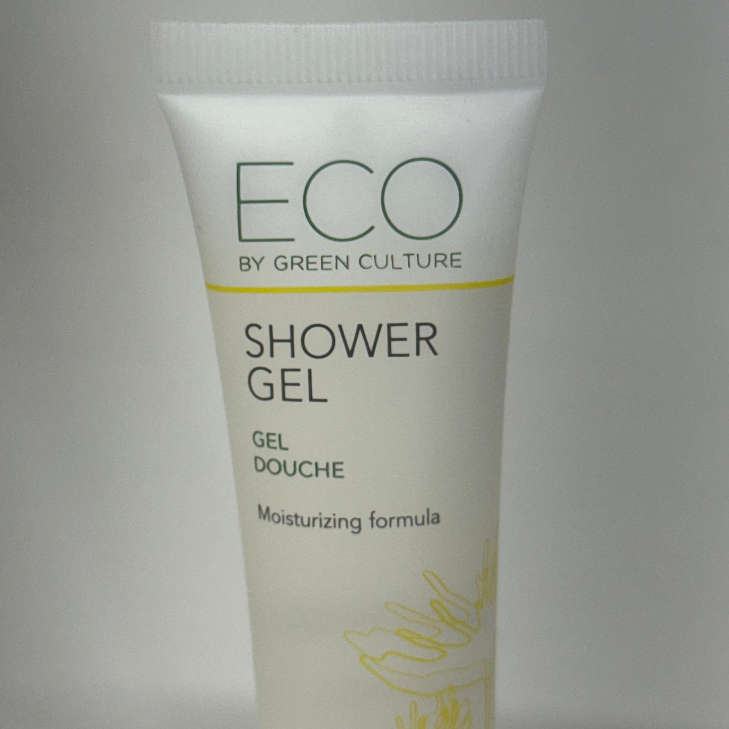 ECO (288 PACK) Green Culture Shower Gel Tube 1.0 fl oz. Clear SG-EGC-T (New Other, Distressed Box)
