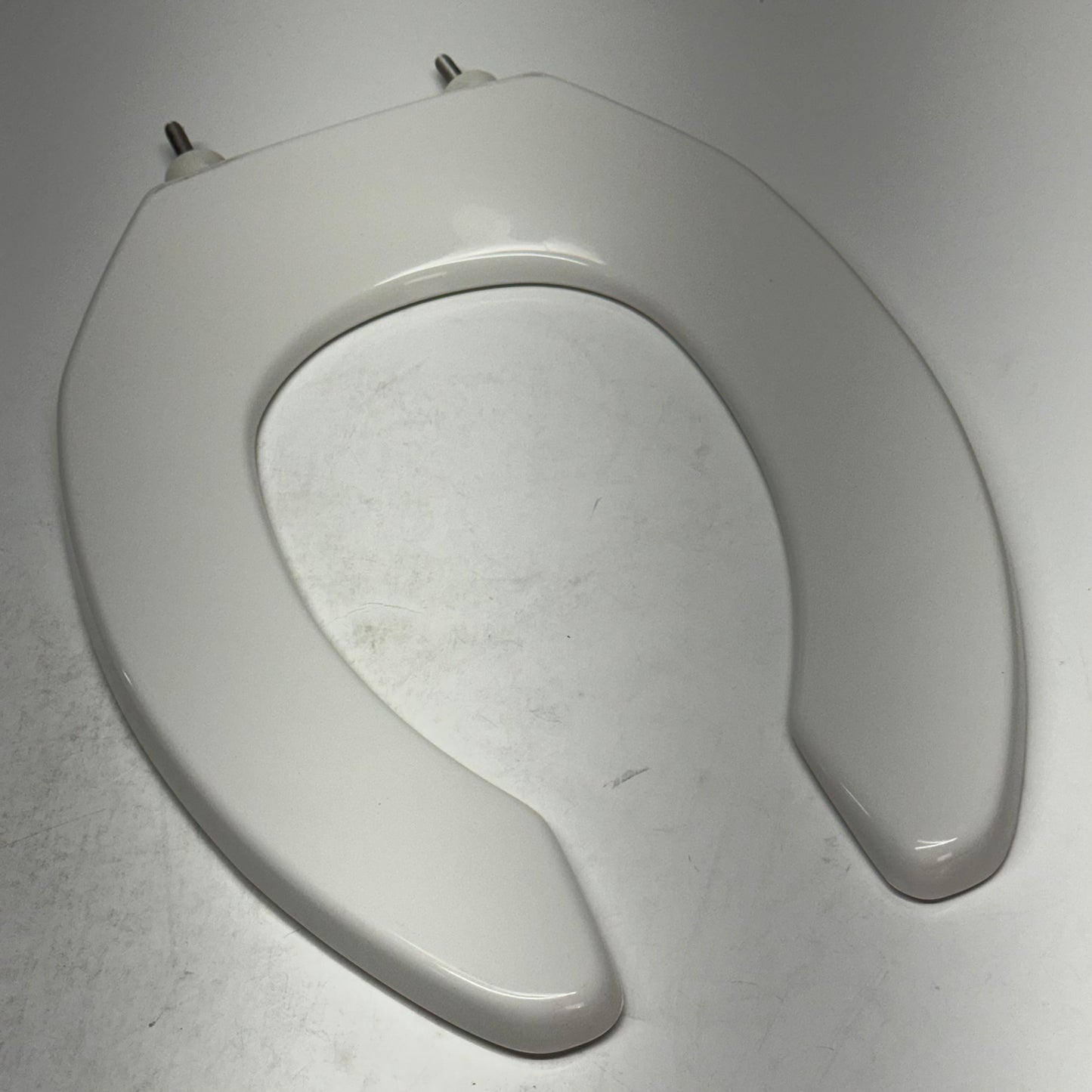 OLSONITE White Plastic Toilet Seat & Cover Sz 18"L x 14"W - 10SSCT 000