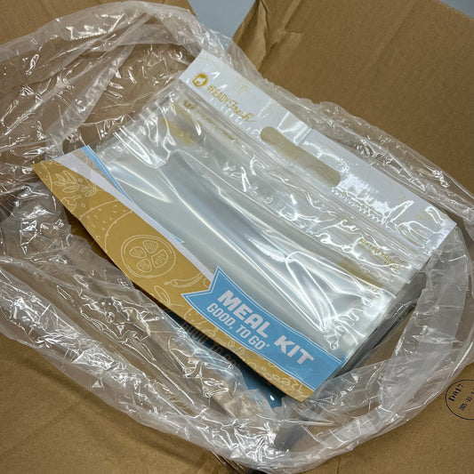 LK PACKAGING (250 PACK) Meal Kit Pouch Vented Ziplock 9.75"x6.5"  ZZ-LK-GNG1084