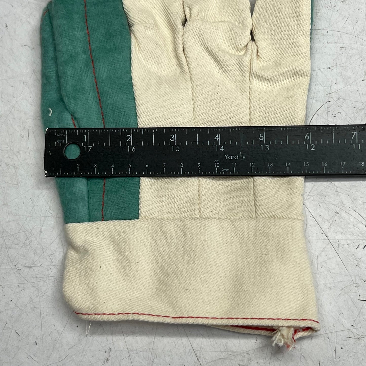 CAROLINA GLOVE (12 Pairs) Men's Safety Gloves Sz Large, Green & Beige FG170