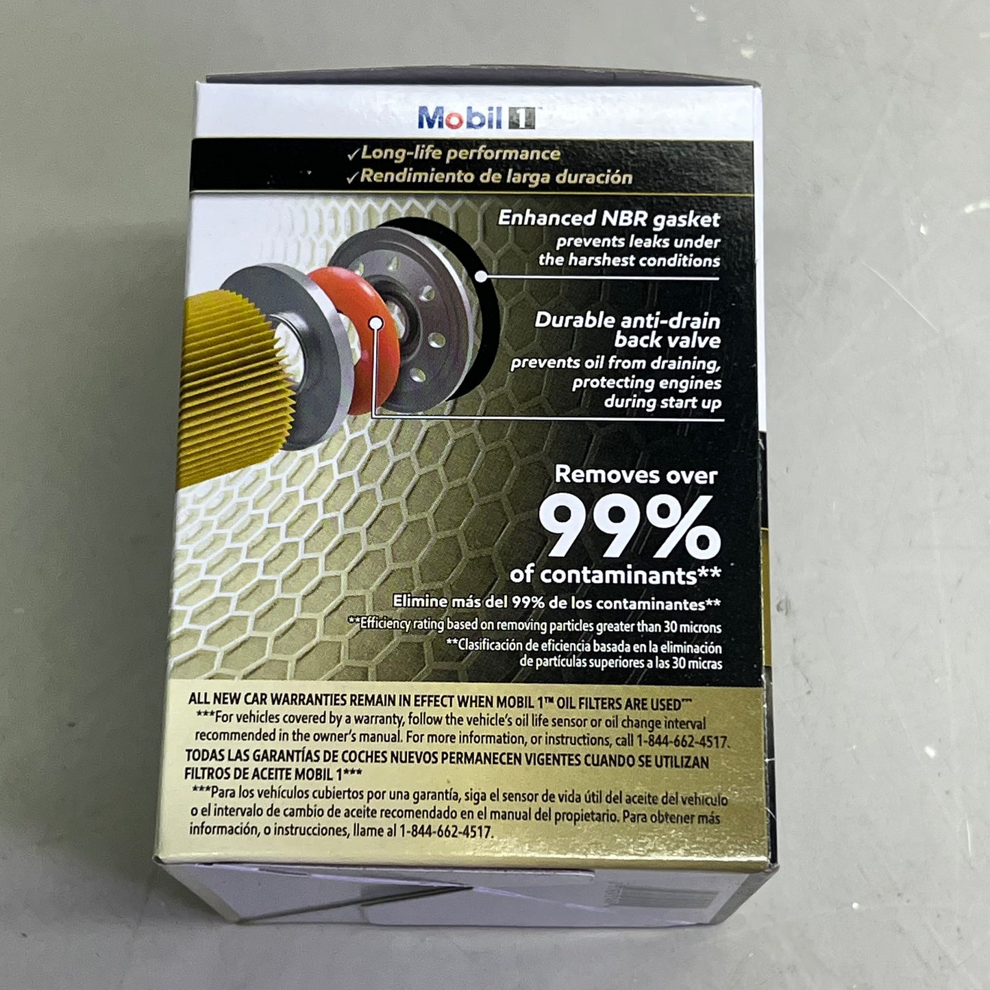 MOBIL 1 (2 PACK) Engine Oil Filter Protects For 20,000 Miles Black M1-212A