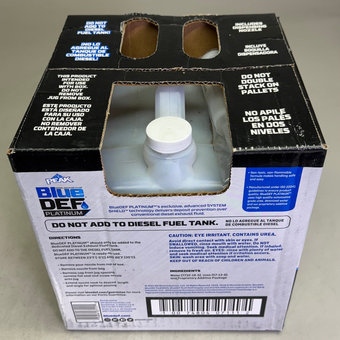 ZA@ PEAK Blue Def Platinum 2.5 Gal. Diesel Exhaust Fluid DEG002 (New) B