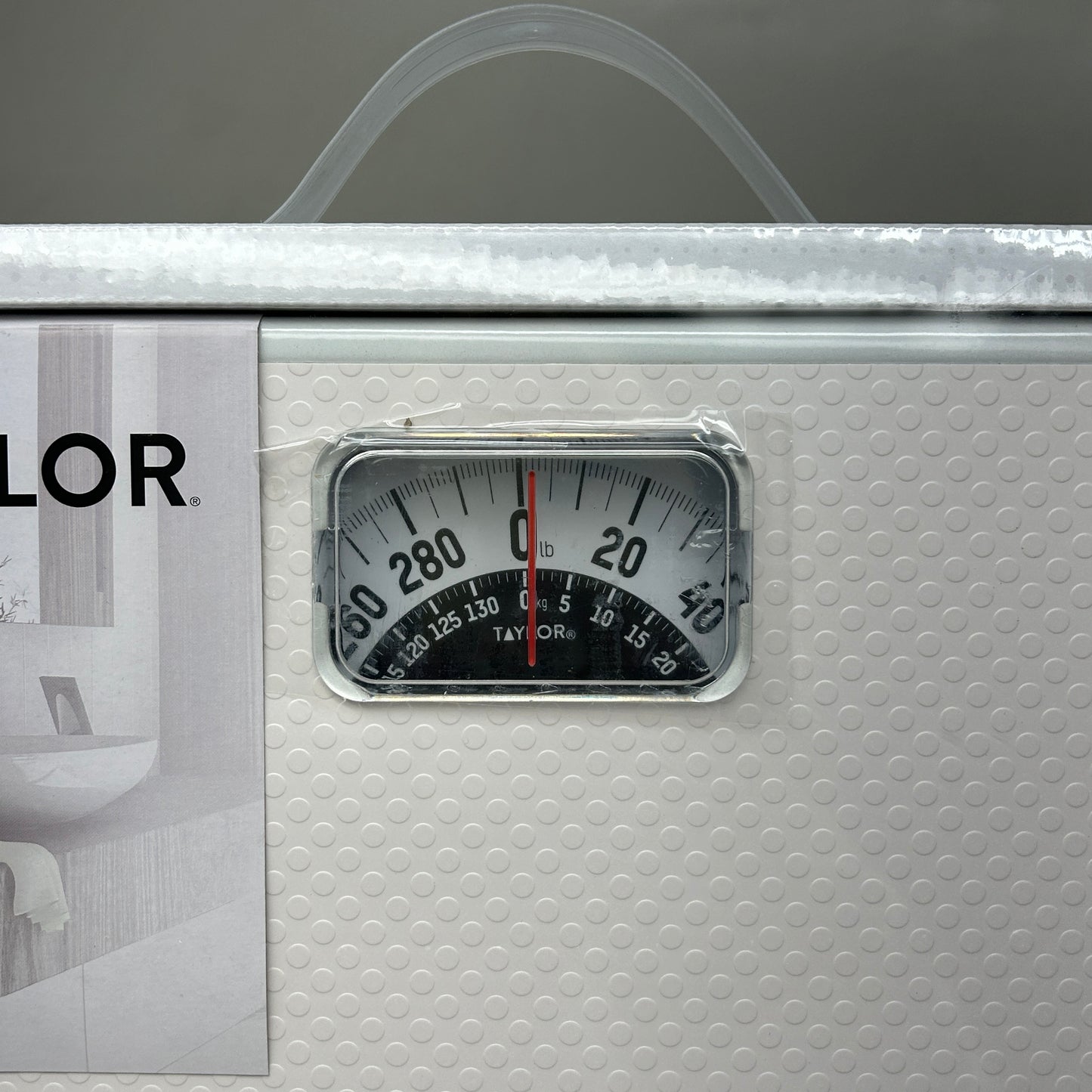 TAYLOR Mechanical Rotating Dial Bath Scale, White 20004014EXP (New)