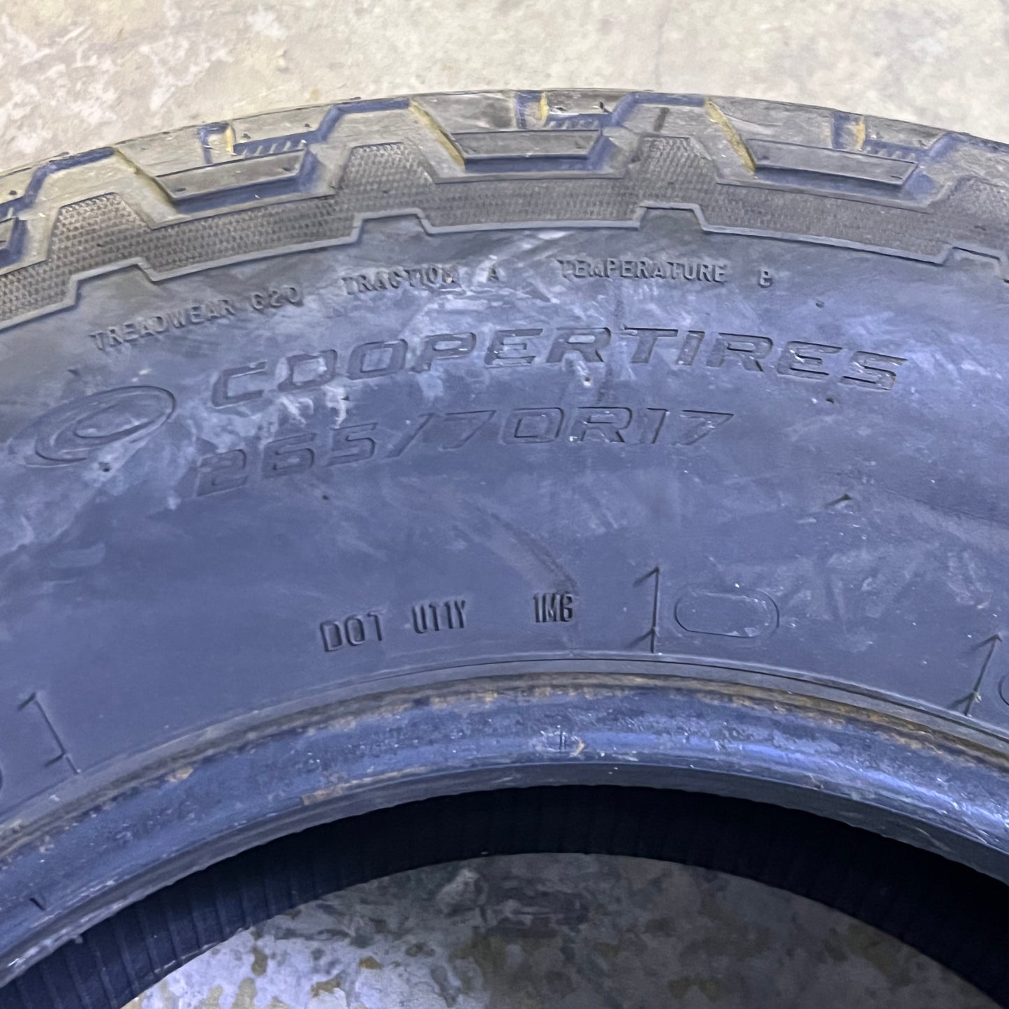 ZA@ DISCOVER RT3 265/70R17 Tire DOT 2119 (AS-IS, Used)