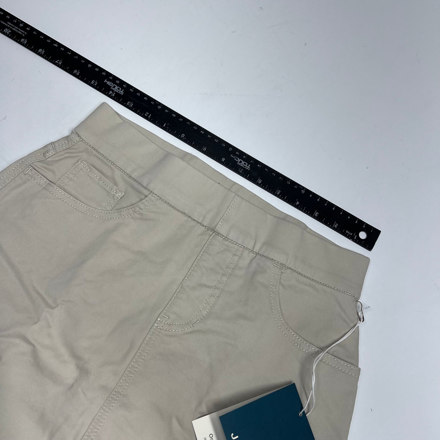 JAG Elastic Waist On The Go Skort W/ Pockets Women's Sz 2 Stone J3101TWL616