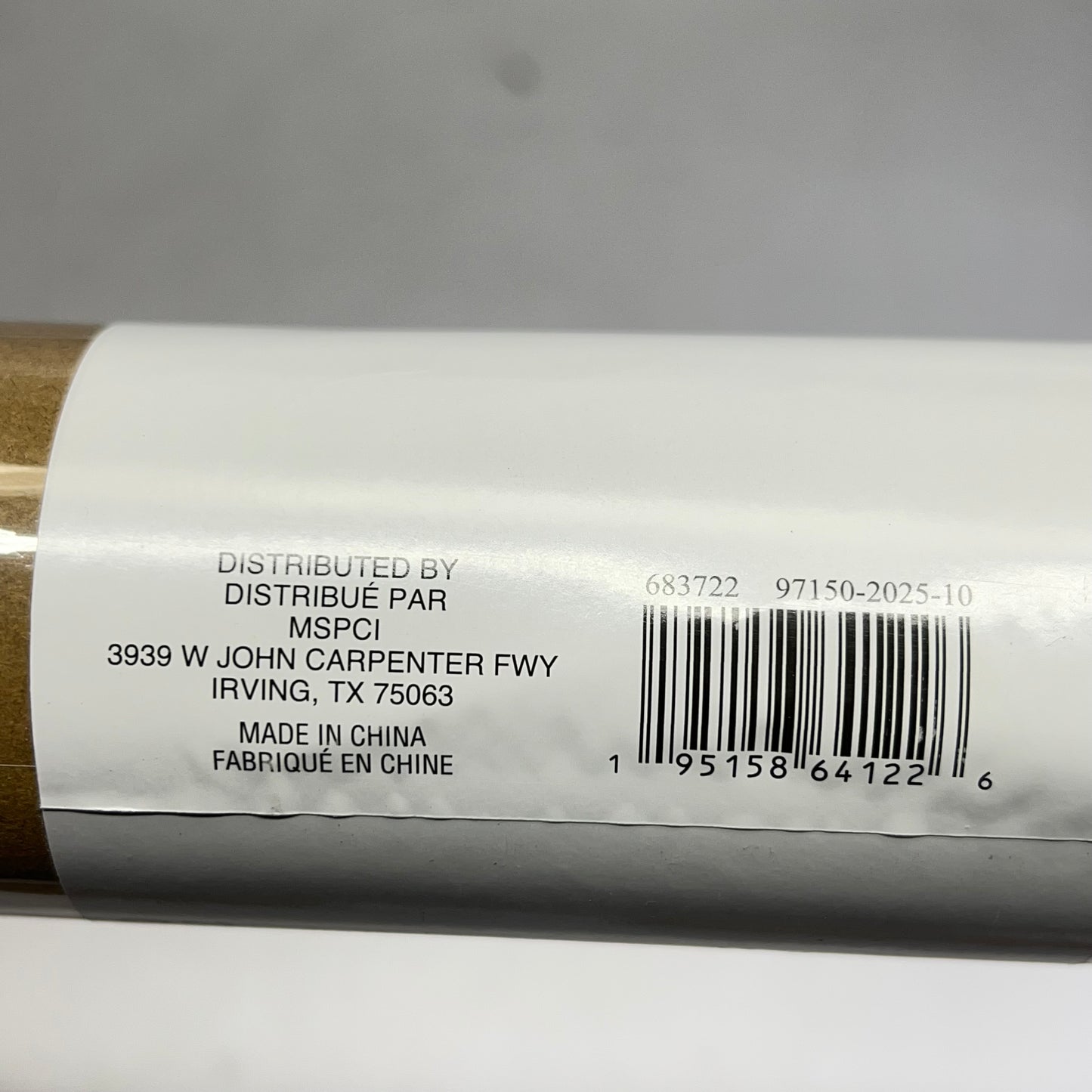 RECOLLECTIONS Paper Roll for Crafting or Wrapping 24" x 20ft Brown 10683722