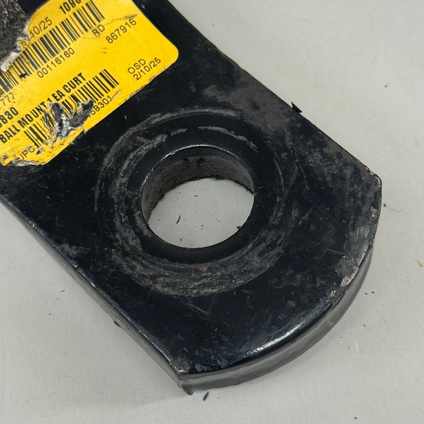 CURT Ball Mount Hitch Steel Shank No Ball 12" Overall Length Black 50700C-R1 (As-Is See Images)