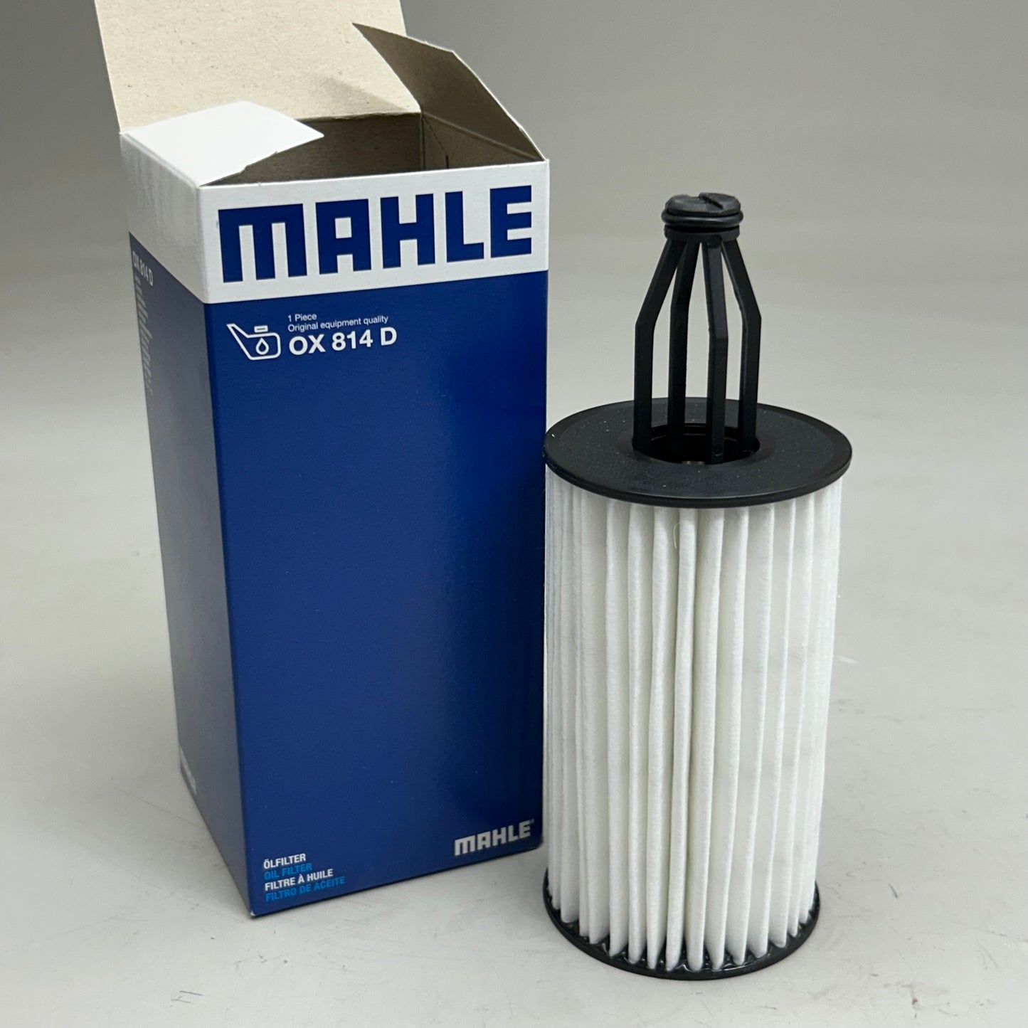 MAHLE Engine Oil Filter Replacement Part For Mercedes-Benz OX 814D