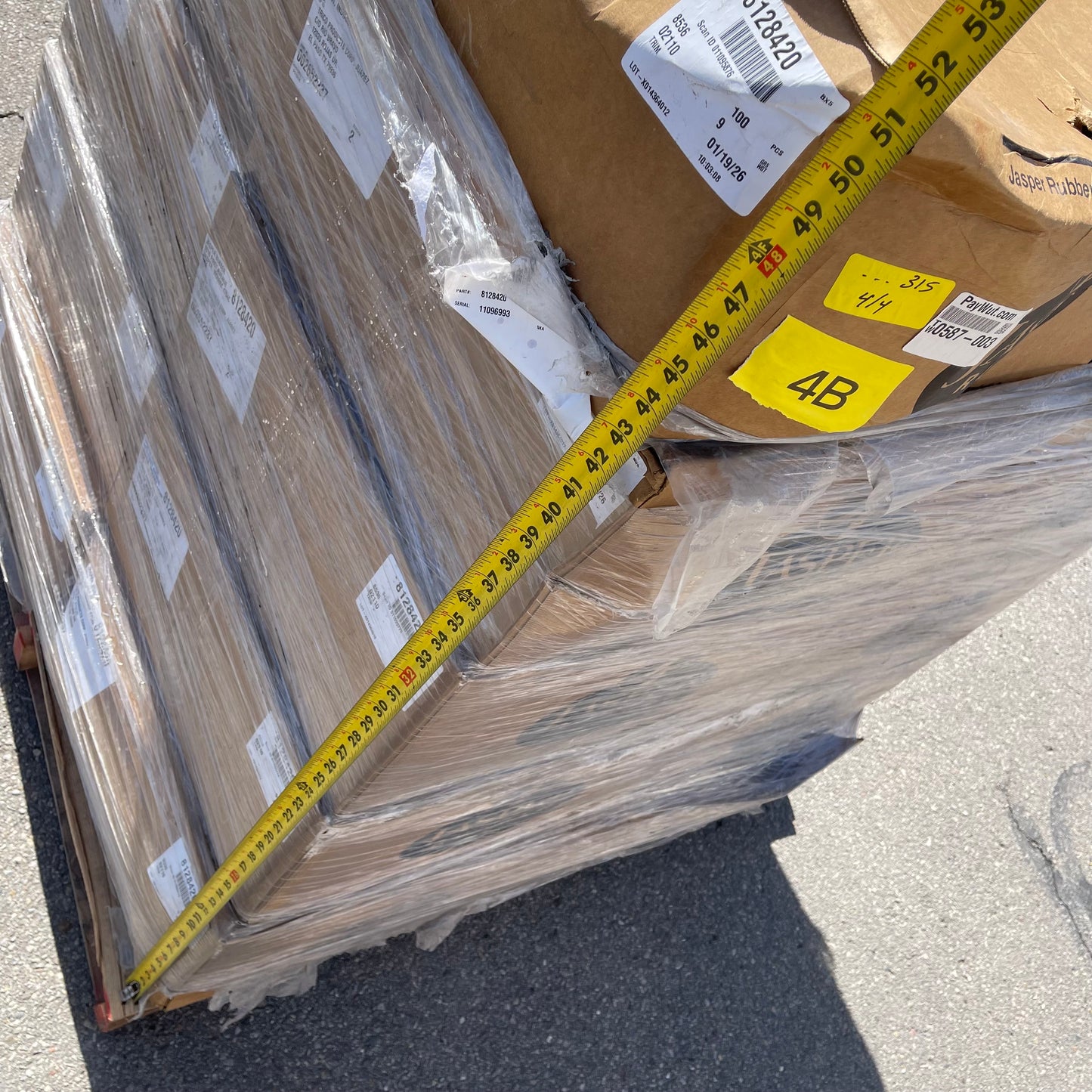 ZA@ Pallet of JASPER RUBBER Rectangle Gaskets 9"x6" 002652237 (AS-IS)(B)