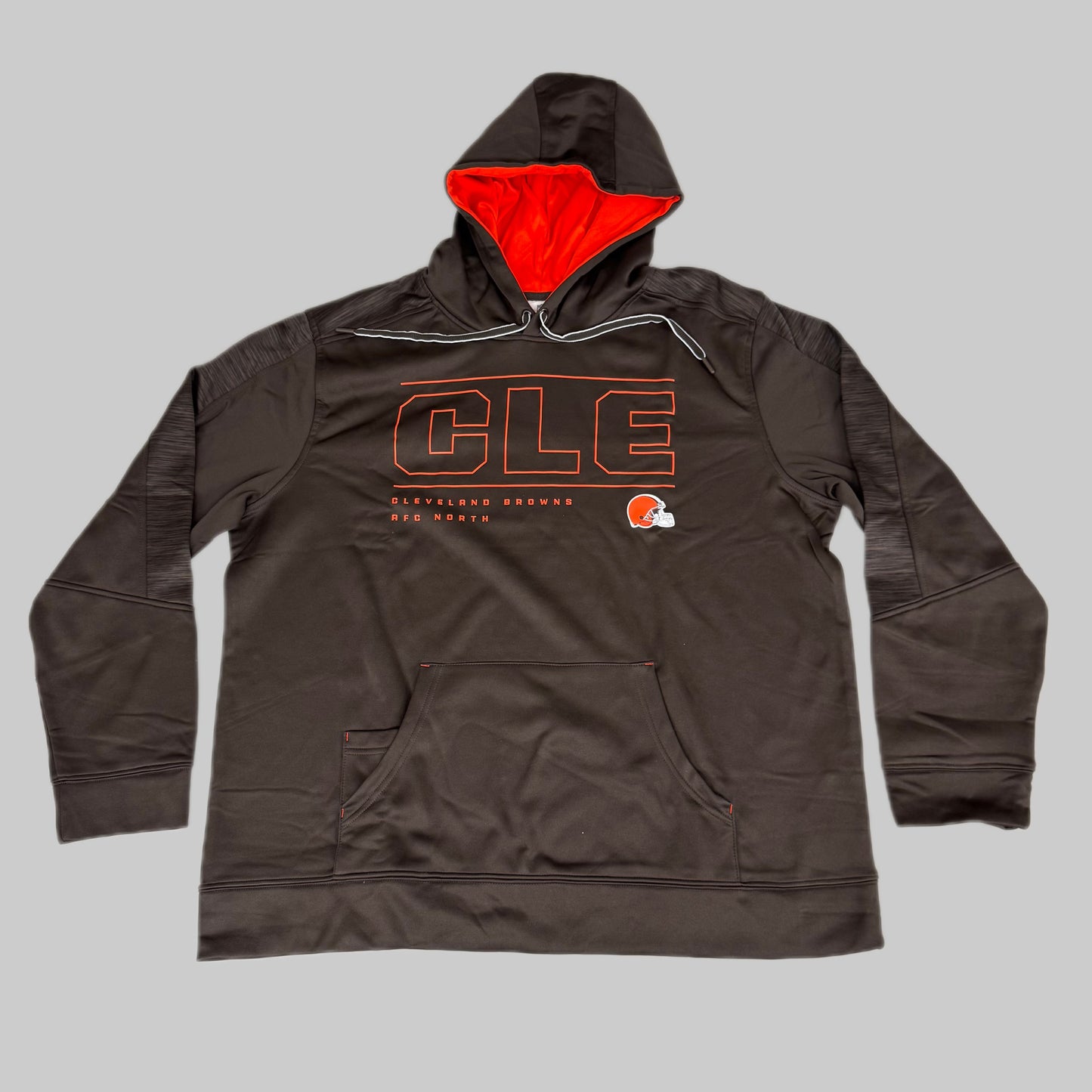 NFL Cleveland Browns Hoodie AFG North Sweatshirt Pullover XXL Brown 1802967 Football