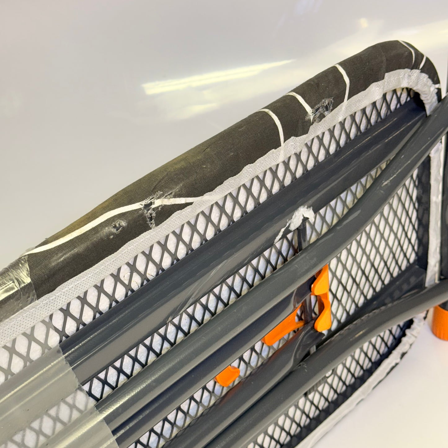 ZA@ HAPPHOM Compact Ironing Board 13" X 43" Black/White (Damaged)