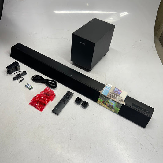 PHILIPS HDMI Bluetooth Subwoofer Soundbar Speaker 5000 Series Black TAB5306/37