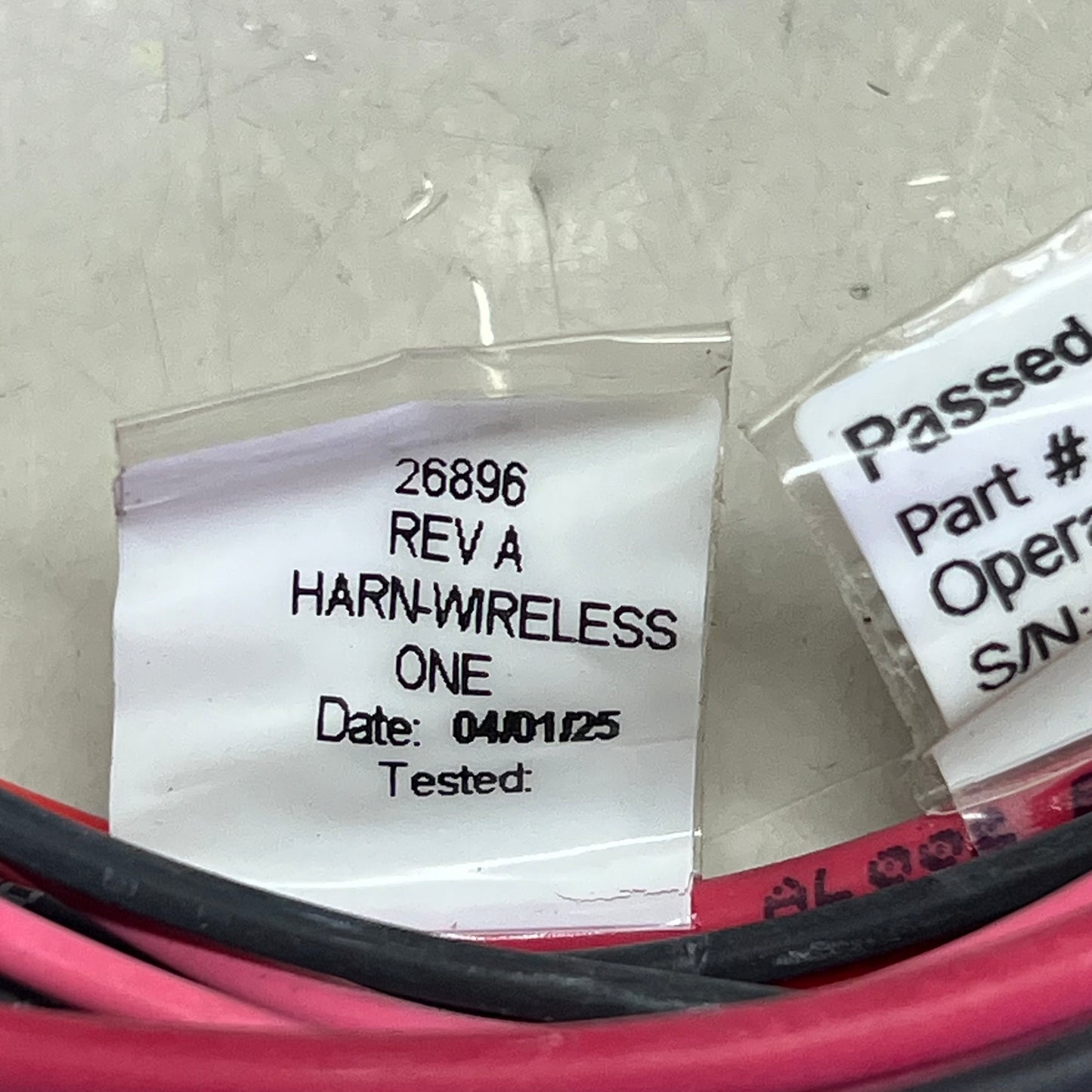 AIR LIFT Wireless One Harness 2nd Generation Made In USA Red/Black 26896