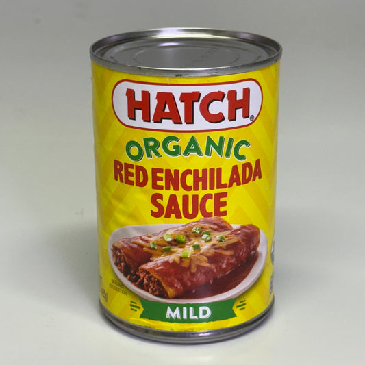 ZA@ HATCH (12 PACK) Organic Red Enchilada Sauce 15 oz Red BB 03/27 (New Other)
