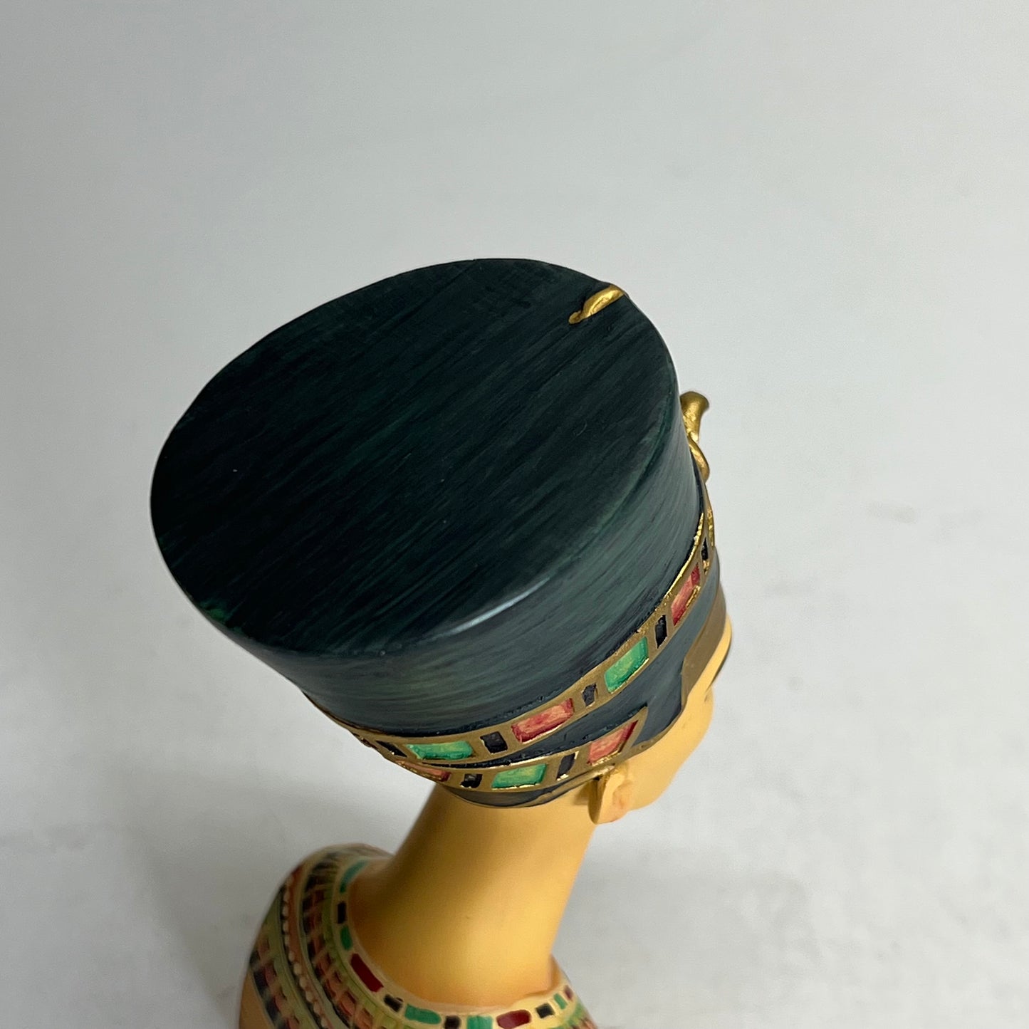 SUMMIT COLLECTION Ancient Egypt Queen Nefertiti Bust Hand Painted Weegyptian 4"