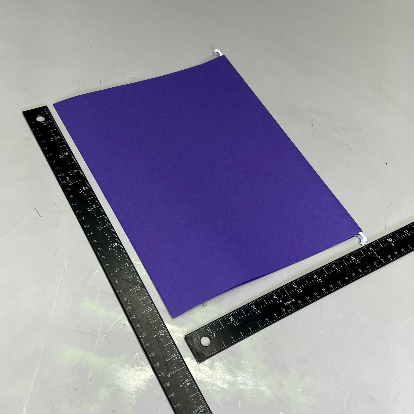 SMEAD (25 PACK) Hanging File Folders Letter Sz 1/5 Cut Tabs Purple 64072