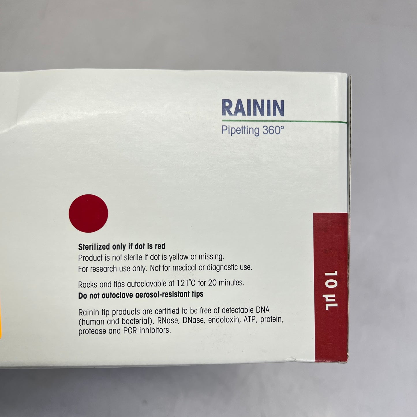 RAINN (10 PACK, 960 EACH) Pipette Tips Universal-fit  10 μL max vol 330389226